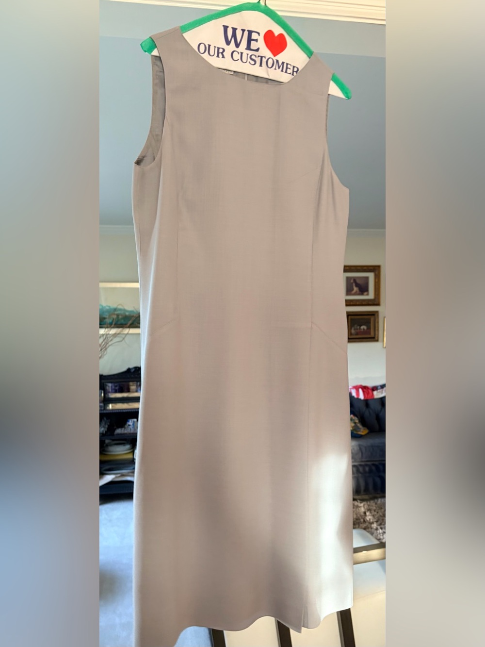 Emporio Armani Sleeveless dress 44 Llama Wool